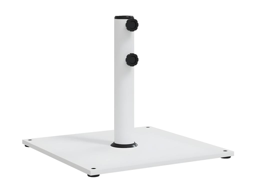 Chezlova Premium - Base de parasol pour mâts 32/38/48 mm 17 kg carré VEHS10581