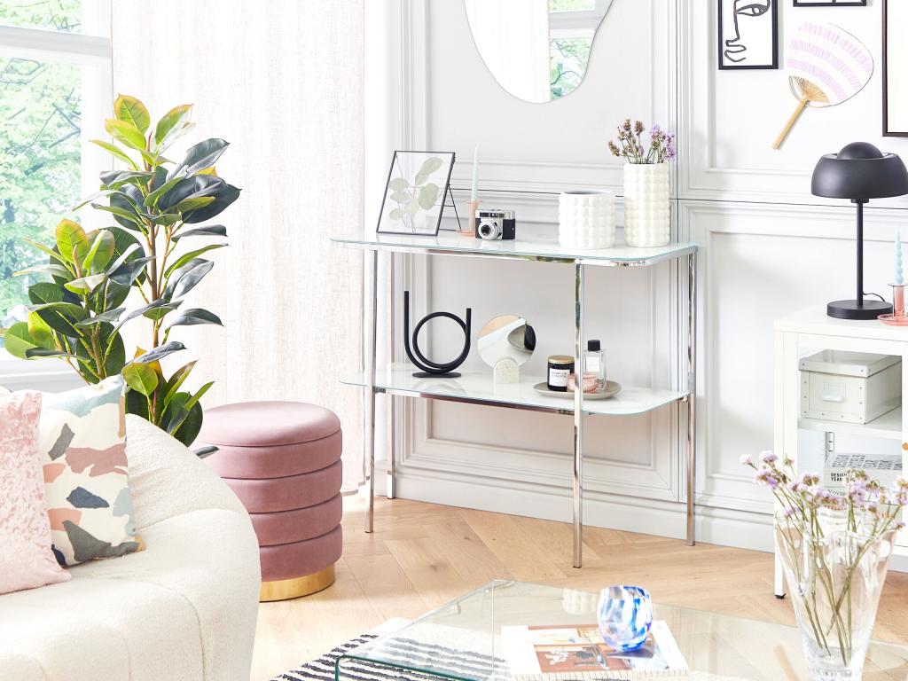 Console Chezlova Verre de sécurité Argenté VBFZ75599