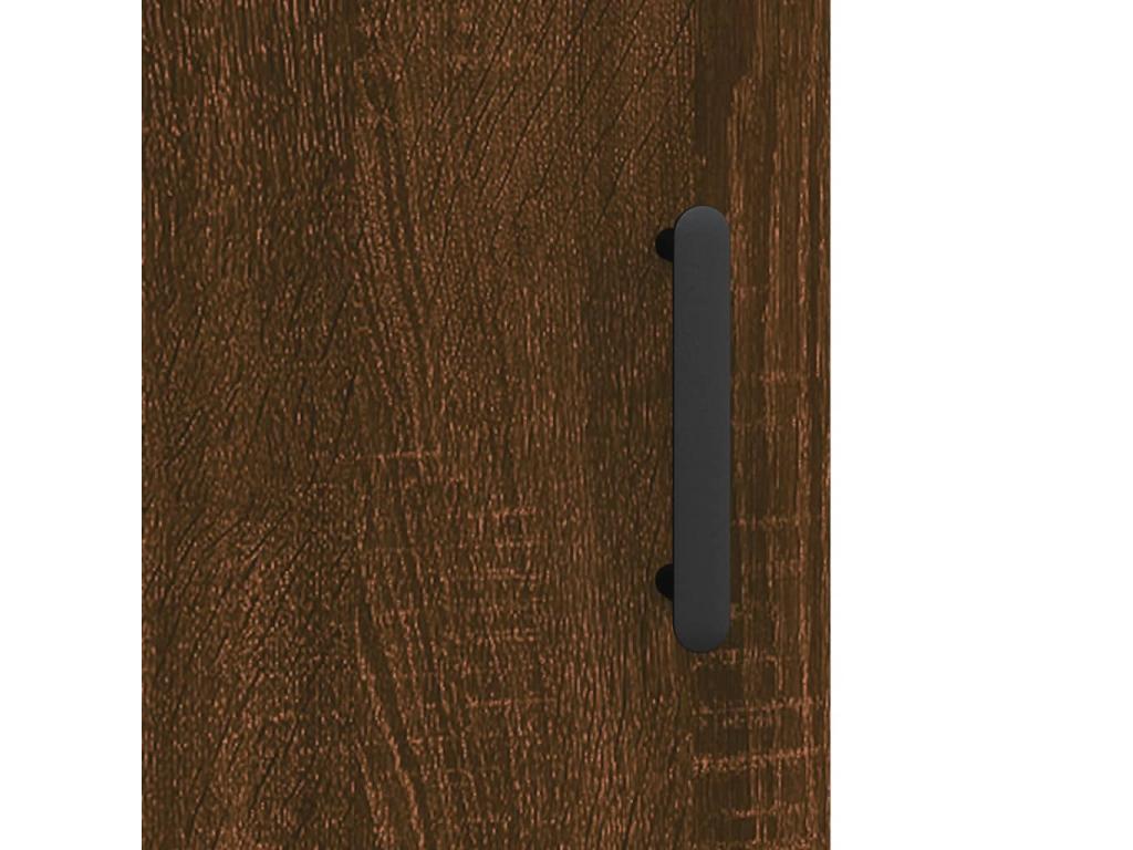 Buffet chêne marron 69,5x34x90 cm bois d'ingénierie XWSM62224