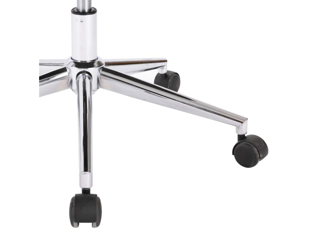 Chaise pivotante de bureau Blanc Similicuir 2 AZNZ36224