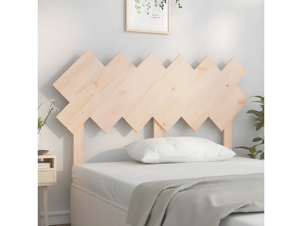 Tête de lit 132x3x81 cm Bois massif de pin LWWN69602