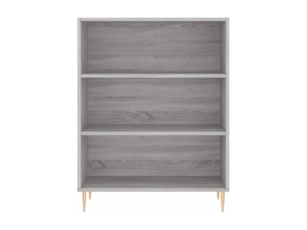 Bibliothèque Artigeo gris 69,5x32,5x90 bois d'ingénierie LMKK63357