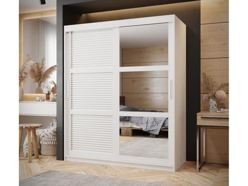 ARMOIRE Chezlova 2 À PORTES COULISSANTES 200/150/62 2 Portes blanc WUQZ52107