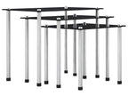 Tables gigognes 3 pcs Noir Verre trempé UDAO67515
