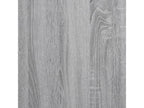 Cadre de lit Chezlova gris 140x200 cm bois d'ingénierie et métal WERW24144