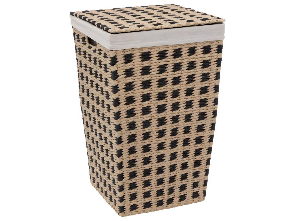 Panier à linge 40L BiCouleure L 33 x P 33 x H 53 cm QESP49149