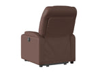 Fauteuil inclinable marron similicuir WQXS40142