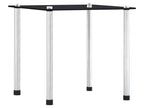 Tables gigognes 3 pcs Noir Verre trempé UDAO67515