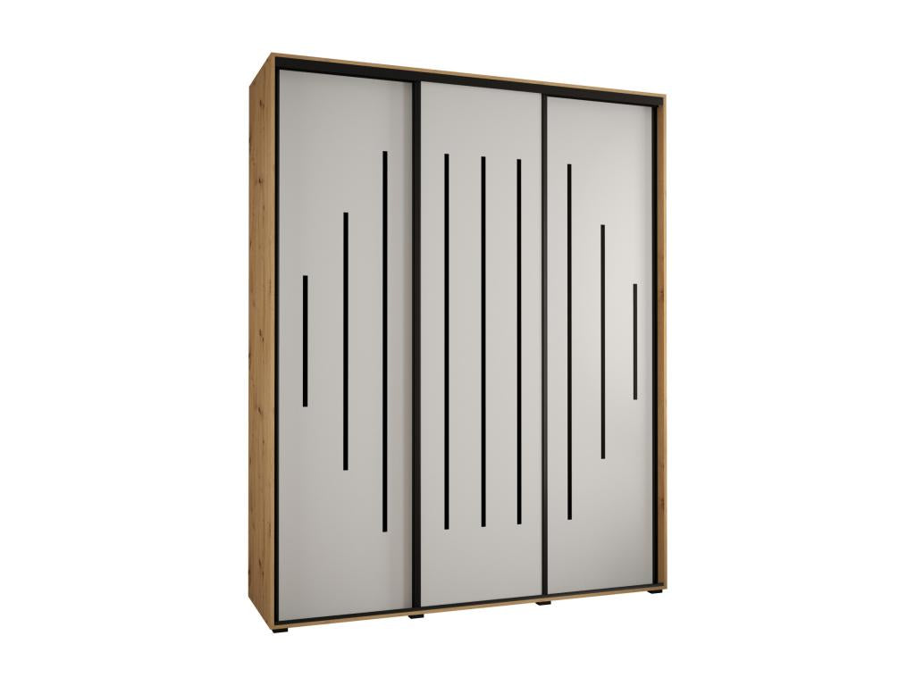 ARMOIRE Artigeo 12 À PORTES COULISSANTES 235.2/200/45 3 portes SIIS76910