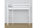 Lit mezzanine en bois N06 Blanc 120x190 DULC89947