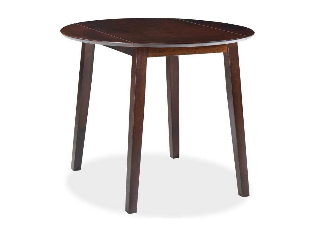 Table de salon salle effet bois marron 90x90x75 cm 0902249 YMYV30375
