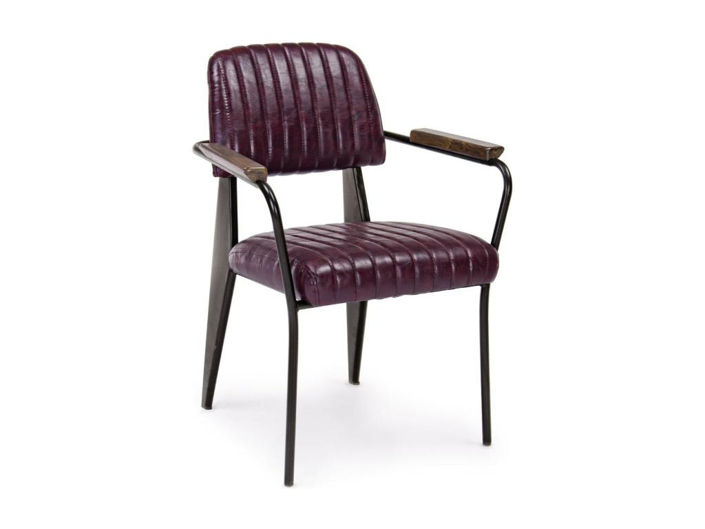 Fauteuil simili et métal Vintage lot de 2 - Decohaute VXSI75688