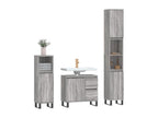 Ensemble de meubles de salle de bain 3 pcs Decohaute gris LUGP11063