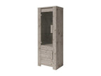 Petite vitrine Chezlova 2 portes - chêne Chezlova - 72x195x47 cm EGVJ71246