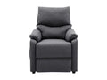 Fauteuil de massage inclinable électrique Gris foncé Tissu 11 NBDR32037