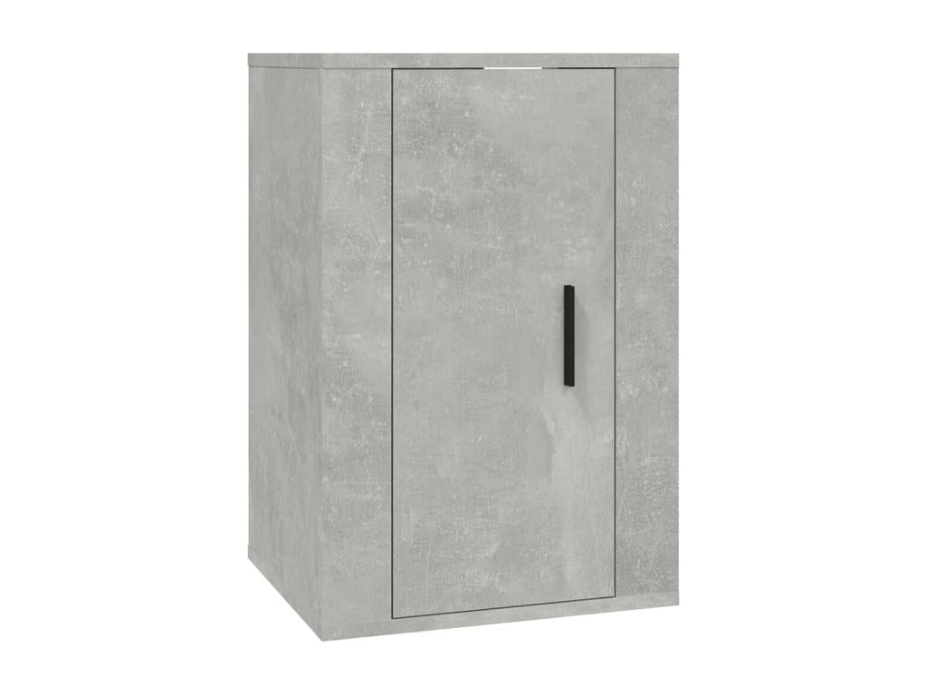 Meuble TV mural Gris béton 40x34,5x60 cm EESZ09288