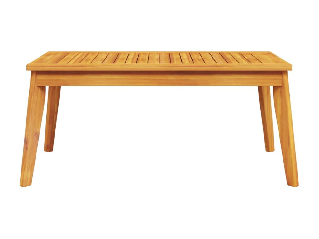 Salon de jardin 3 pcs avec coussins bois massif d'Artigeo DDYL82983