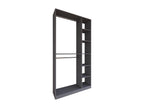 Chezlova bois armoire ouverte walk-in penderie barre de penderie Palosa XL anthracite RFDH47718