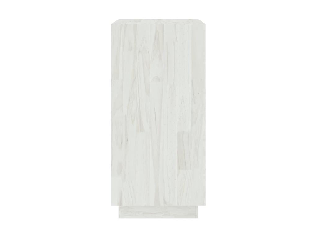 Bibliothèque Blanc 40x35x71 Bois de pin massif JVZY05977