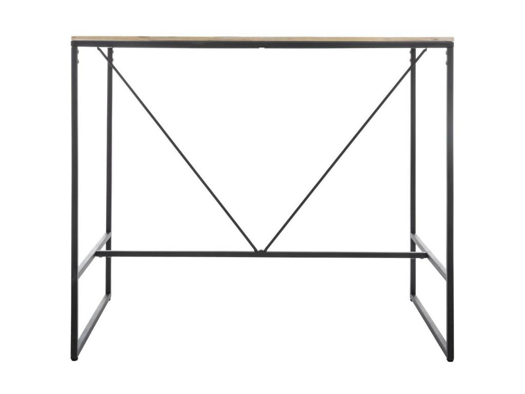 Table de bar Design Chezlova 70x115cm Noir ZMWH02615