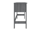 Bureau Chezlova Gris foncé 110x40x75 cm Bois massif de pin LMHB10078