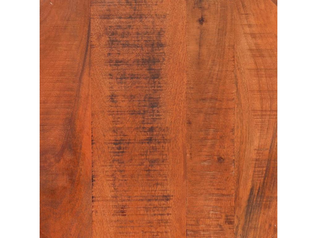 Table basse 52x30 cm bois de manguier brut massif WGNW94769