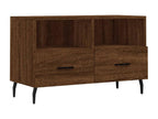 Meuble TV Chêne marron 80x36x50 cm Bois d'ingénierie YLWS87528