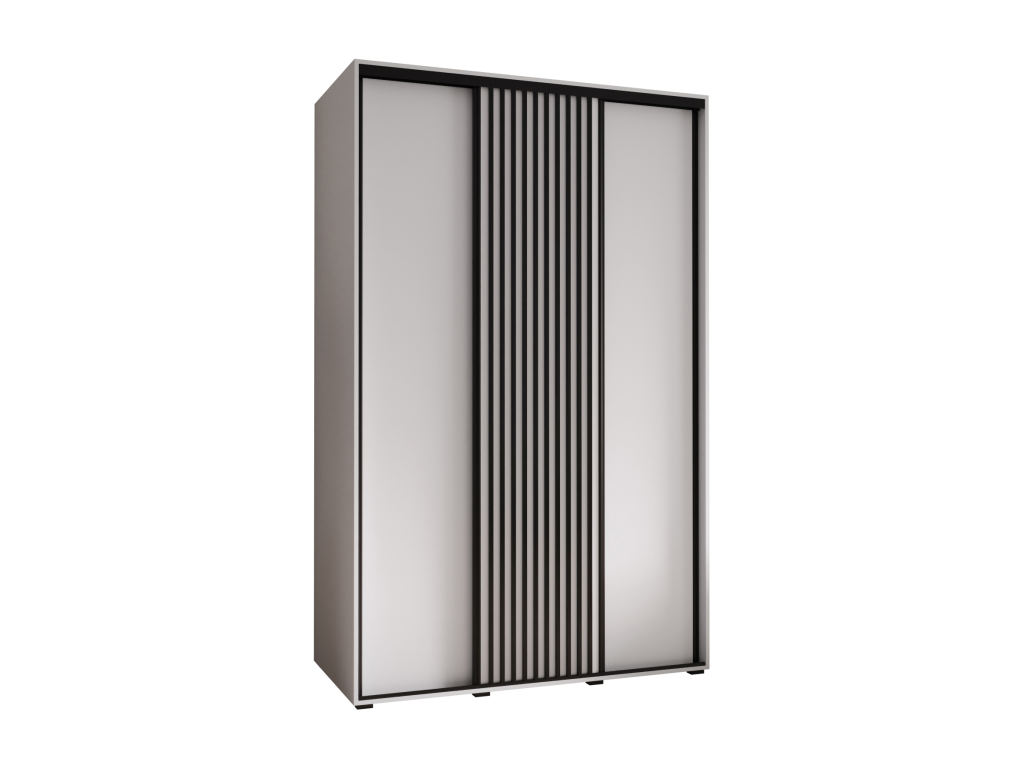 ARMOIRE Artigeo 1 À PORTES COULISSANTES 235.2/150/60 3 Portes Blanc/Blanc ECIY00418