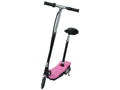 Trottinette électrique 120 W pliable pour enfants à partir de 7 ans hauteur de guidon et selle réglable 10 Km/h max- rose noir TKVR48733