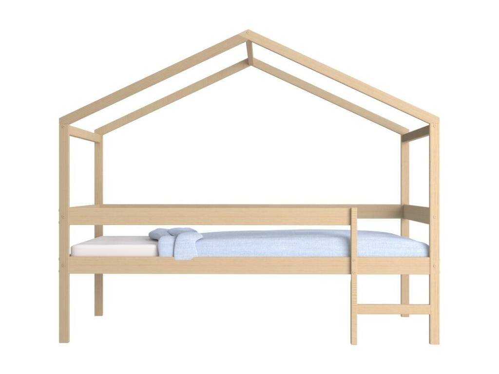 Lit cabane Artigeo 90x190 sommier / Naturel BSYB14789