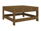 Salon de jardin 3 pcs marron miel bois de pin massif LXEB04488