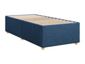 Cadre de lit sans matelas bleu 90x190 cm tissu UJUF44606