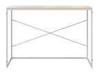 Bureau d'ordinateur Blanc chêne 110x60x70 cm Bois d'ingénierie PFUE43190