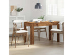 Table à manger vieux bois 120x60x76 cm bois d'ingénierie DNME18032