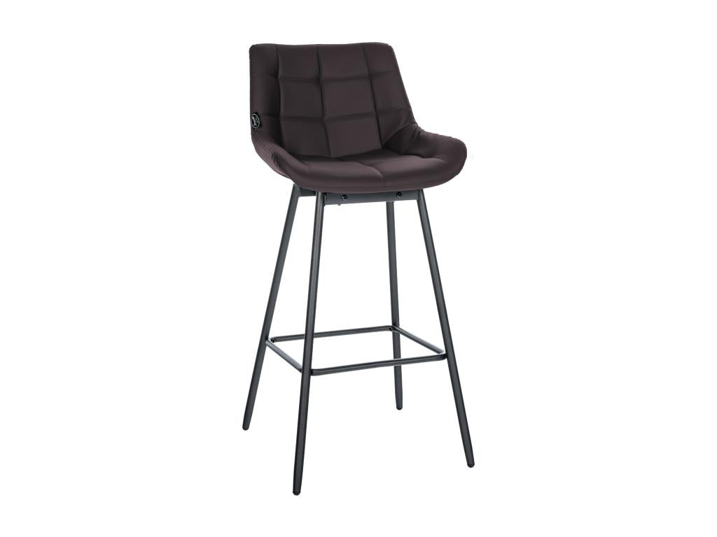 Tabouret de bar - Similicuir - Marron - Chezlova FPXG37064