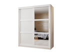 ARMOIRE Chezlova 2 À PORTES COULISSANTES 200/150/62 2 Portes blanc WUQZ52107