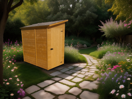 ABP4-Abri mural Epicéa panneaux 16mm 1,30x2,20m 2,30m² JQAG00664