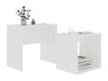Ensemble de tables basses Blanc 48x30x45 cm Aggloméré VHWW60319
