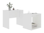 Ensemble de tables basses Blanc 48x30x45 cm Aggloméré VHWW60319