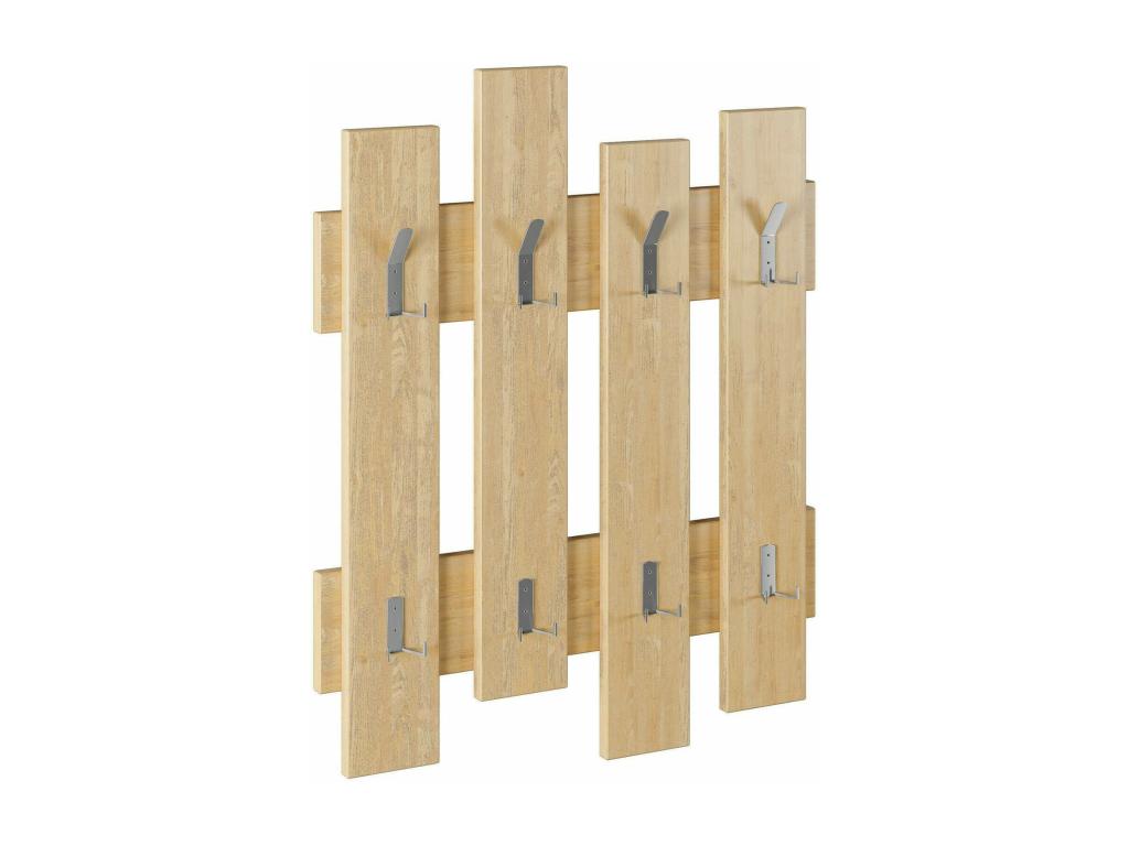 Portemanteau Chezlova Portemanteau Surmatelas Cintre mural 64x4 h79 cm Chêne FBPW76542