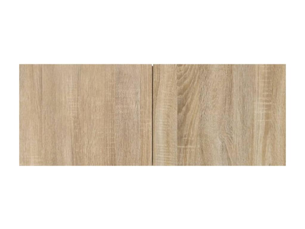 Meuble TV mural Chêne Chezlova Bois d'ingénierie KPGL27136