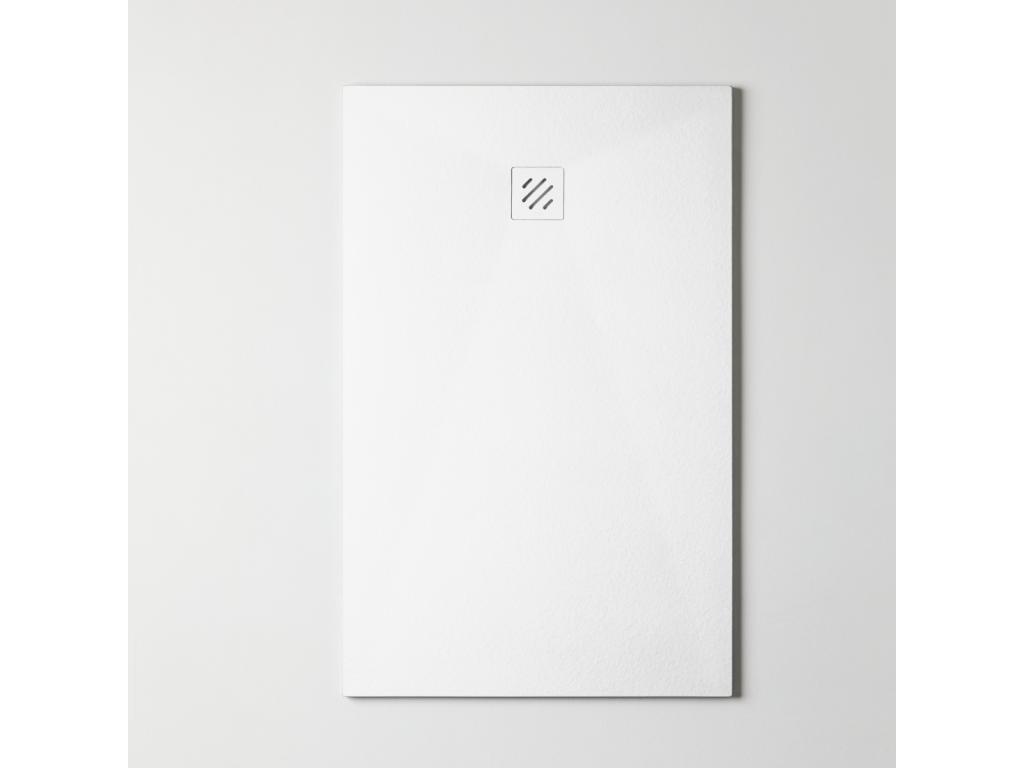 Receveur de douche extraplat Artigeo - Texture Artigeo en Artigeo Polyester Blanc - L120xl75xh2.6cm - Artigeo TMEP47482