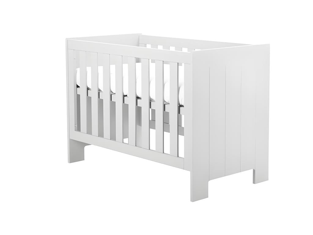 Lit bébé et Commode à langer Calmo Blanc NTAZ71153