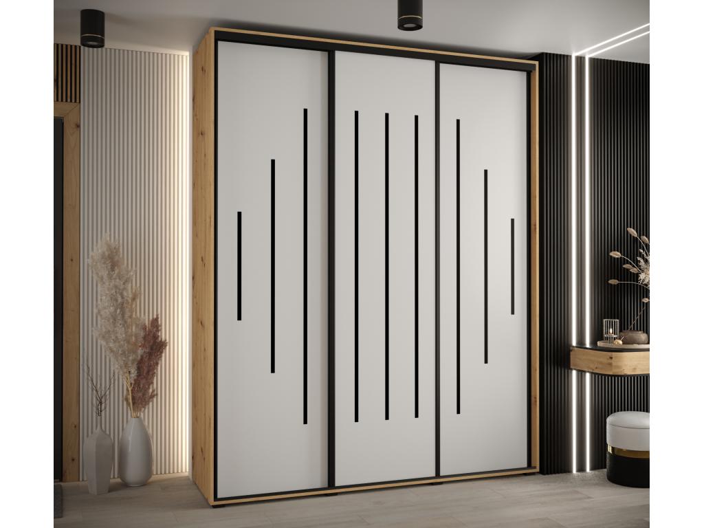 ARMOIRE Artigeo 12 À PORTES COULISSANTES 235.2/200/45 3 portes SIIS76910