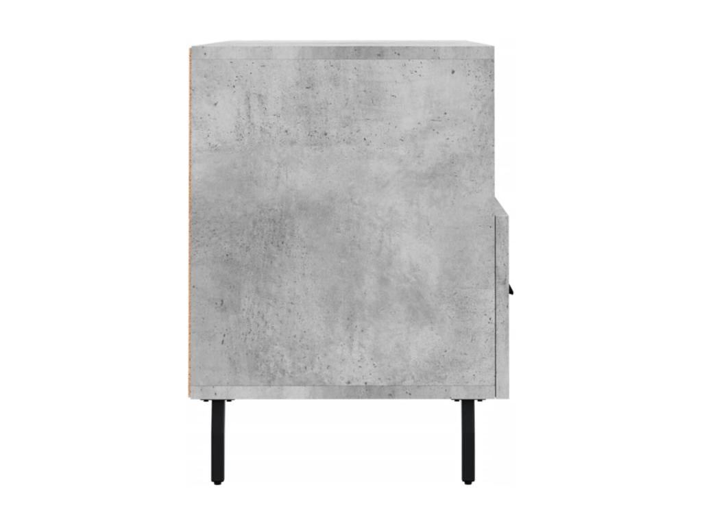 Meuble TV Gris béton 80x36x50 cm Bois d'ingénierie FAYI39437