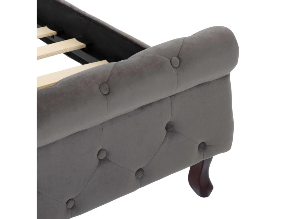 Lit Gris Velours 200x200 UMHD00606