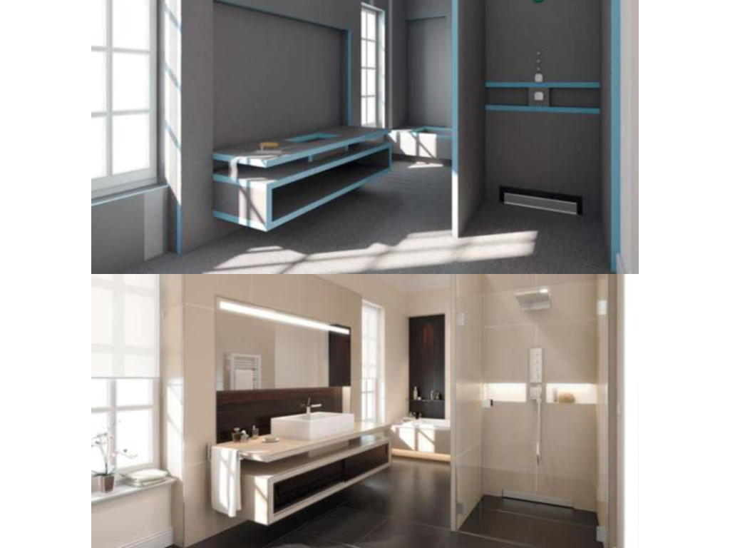 Pack 3 panneaux de construction Artigeo 250x60x2 cm colle polymère étanchéité 610 bande d'armature collante QUYY57022