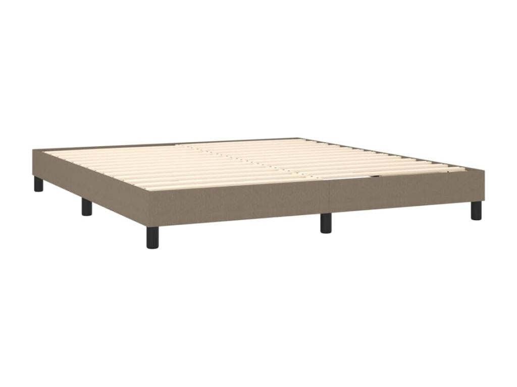 Lit à sommier tapissier avec matelas Artigeo 180x200 cm Tissu NVNR40903