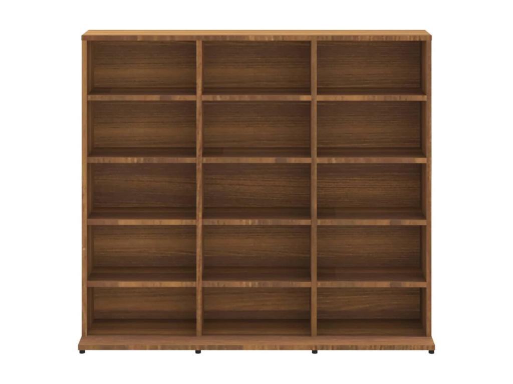 Armoire à CD Chêne marron 102x23x89.5 cm Bois d'ingénierie ITAJ86409