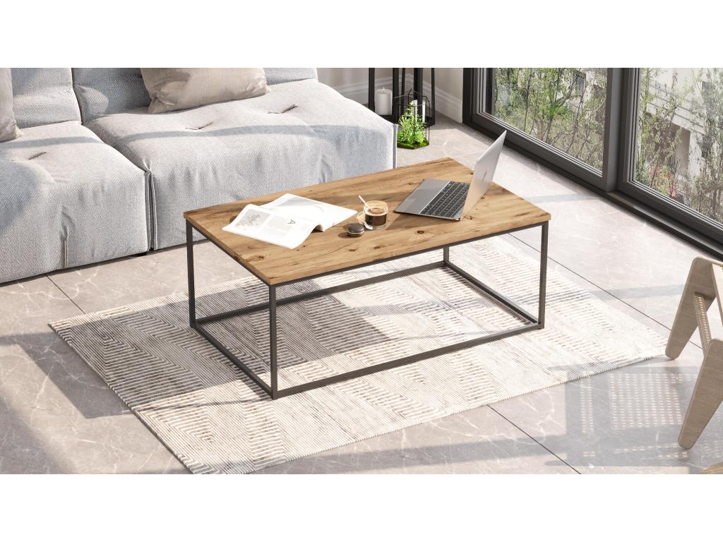 Table basse VOYAGE CT100 100x60x40 Naturel KNUE68724